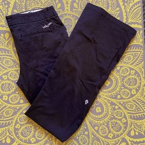 Volcom Black Slacks